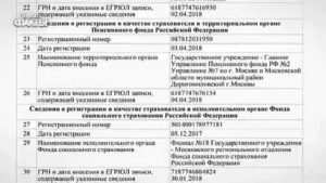 Наименование территориального органа фонда социального страхования российской федерации