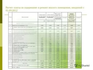 Содержание и ремонт излишки площади