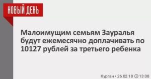Статус малоимущей семьи 2019 тюмень
