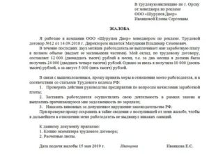 Написать онлайн письмо в трудовую инспекцию г москва