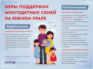 Новые законы для многодетных семей челябинской области